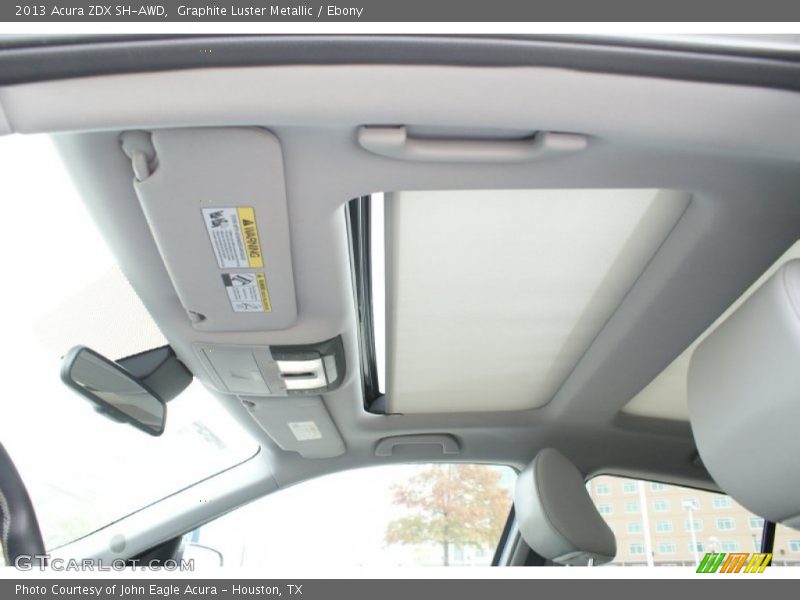 Graphite Luster Metallic / Ebony 2013 Acura ZDX SH-AWD