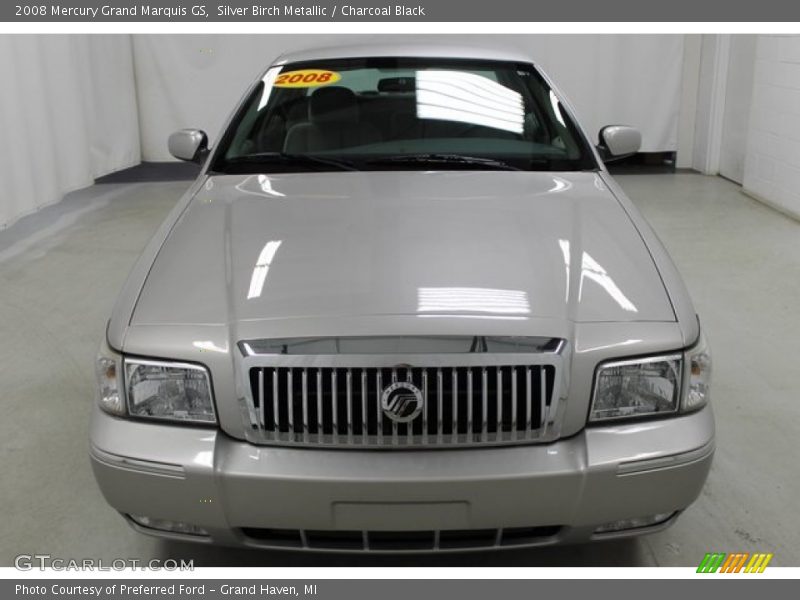 Silver Birch Metallic / Charcoal Black 2008 Mercury Grand Marquis GS