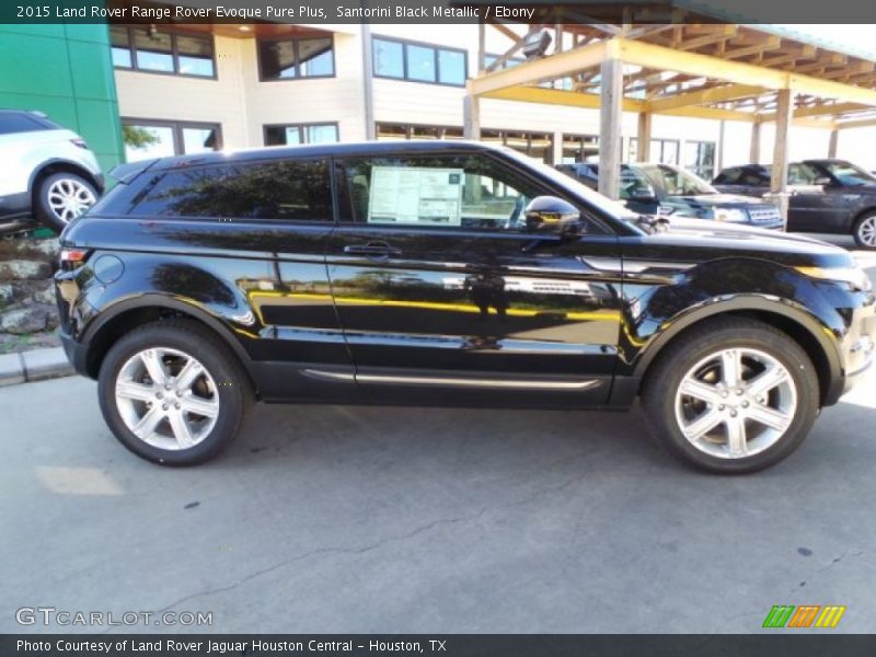 Santorini Black Metallic / Ebony 2015 Land Rover Range Rover Evoque Pure Plus