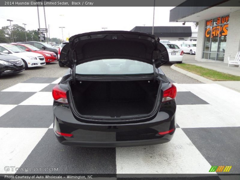 Black / Gray 2014 Hyundai Elantra Limited Sedan