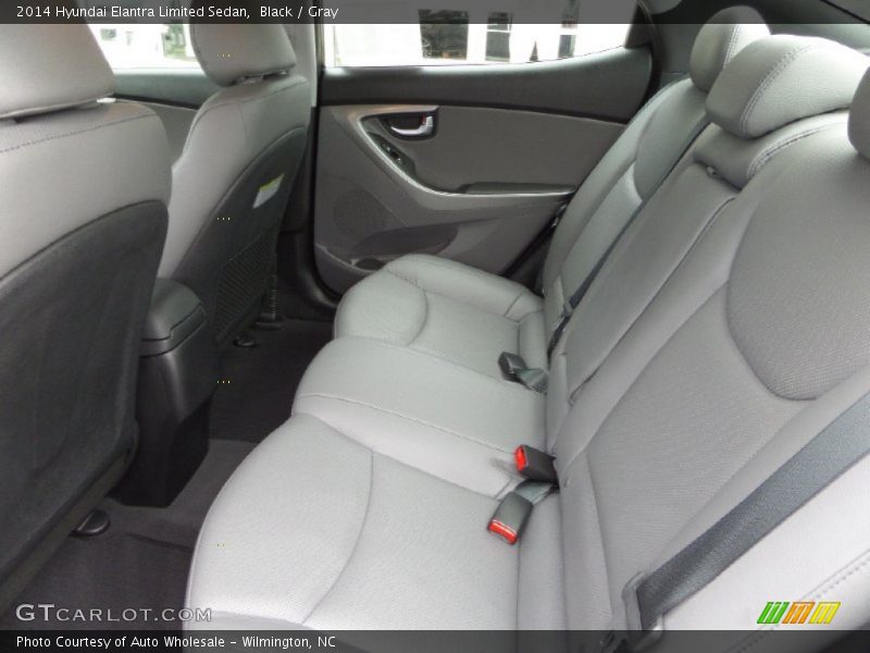 Black / Gray 2014 Hyundai Elantra Limited Sedan