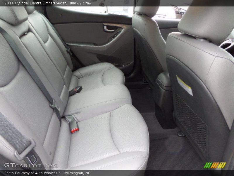 Black / Gray 2014 Hyundai Elantra Limited Sedan