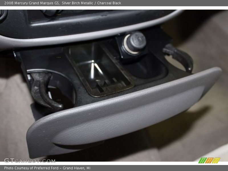 Silver Birch Metallic / Charcoal Black 2008 Mercury Grand Marquis GS