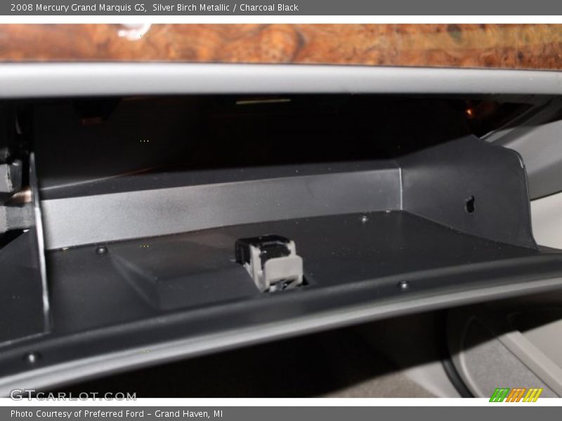Silver Birch Metallic / Charcoal Black 2008 Mercury Grand Marquis GS