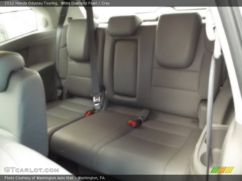 White Diamond Pearl / Gray 2012 Honda Odyssey Touring