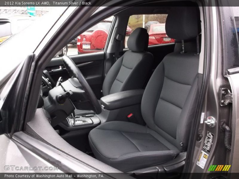 Titanium Silver / Black 2012 Kia Sorento LX AWD