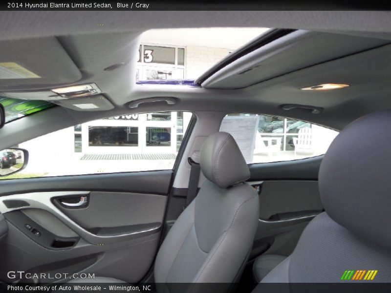 Blue / Gray 2014 Hyundai Elantra Limited Sedan