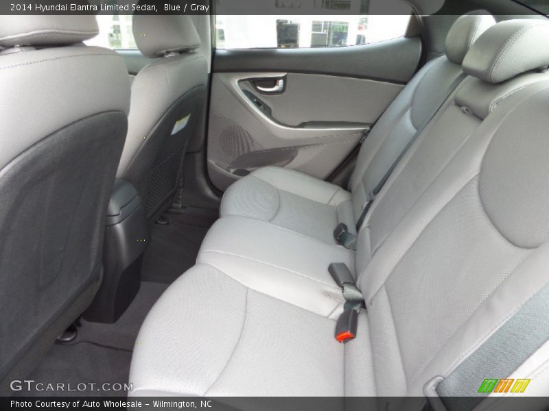Blue / Gray 2014 Hyundai Elantra Limited Sedan