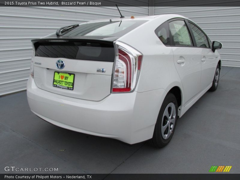 Blizzard Pearl / Bisque 2015 Toyota Prius Two Hybrid