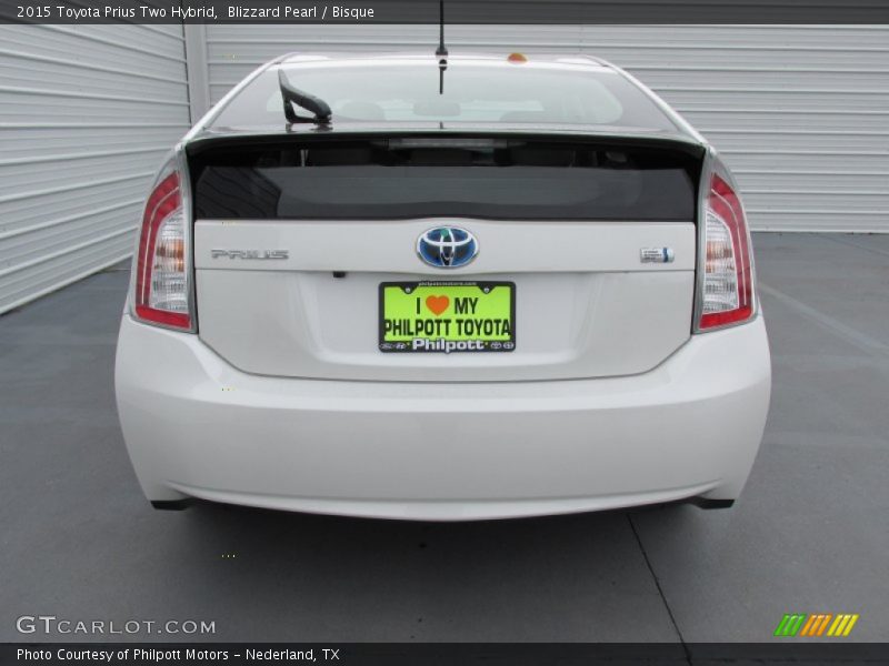 Blizzard Pearl / Bisque 2015 Toyota Prius Two Hybrid
