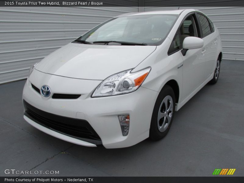 Blizzard Pearl / Bisque 2015 Toyota Prius Two Hybrid