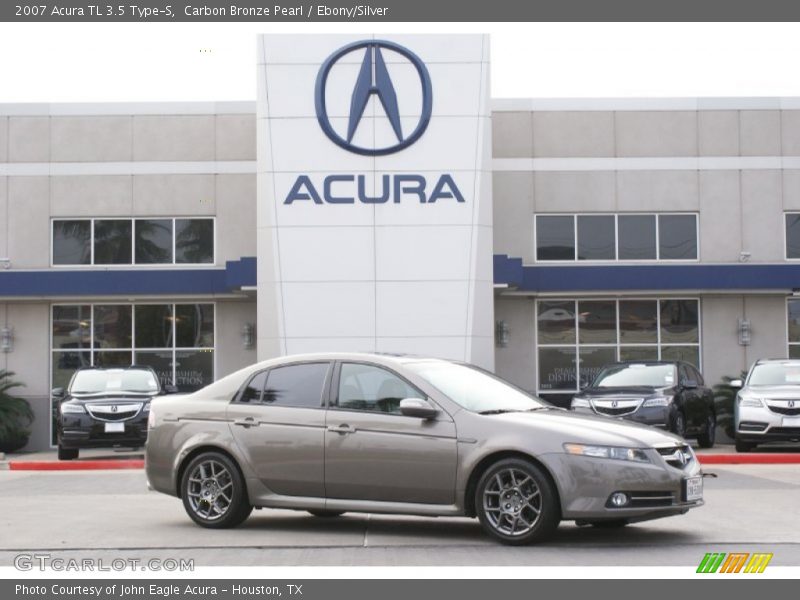 Carbon Bronze Pearl / Ebony/Silver 2007 Acura TL 3.5 Type-S