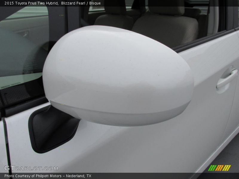 Blizzard Pearl / Bisque 2015 Toyota Prius Two Hybrid