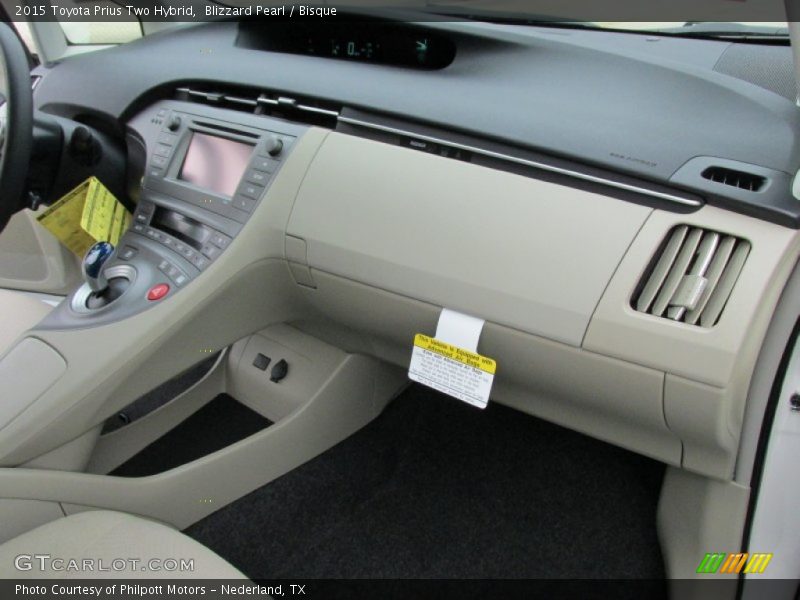 Dashboard of 2015 Prius Two Hybrid