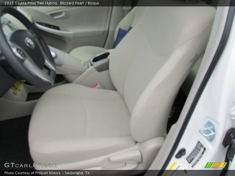 Blizzard Pearl / Bisque 2015 Toyota Prius Two Hybrid