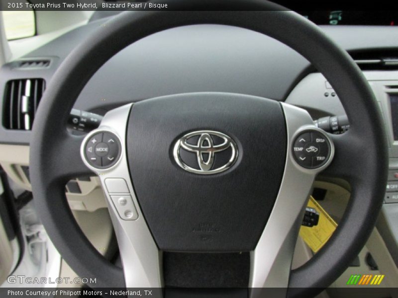  2015 Prius Two Hybrid Steering Wheel