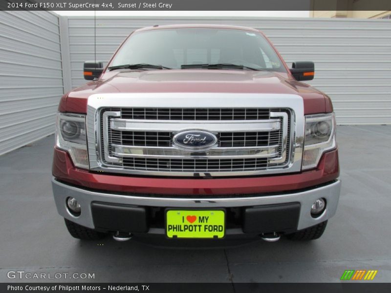 Sunset / Steel Grey 2014 Ford F150 XLT SuperCrew 4x4