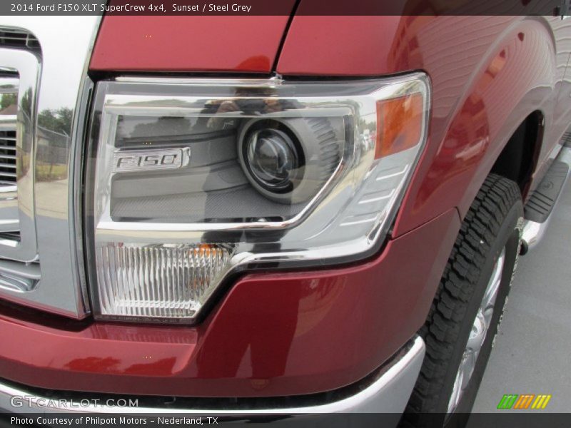 Sunset / Steel Grey 2014 Ford F150 XLT SuperCrew 4x4