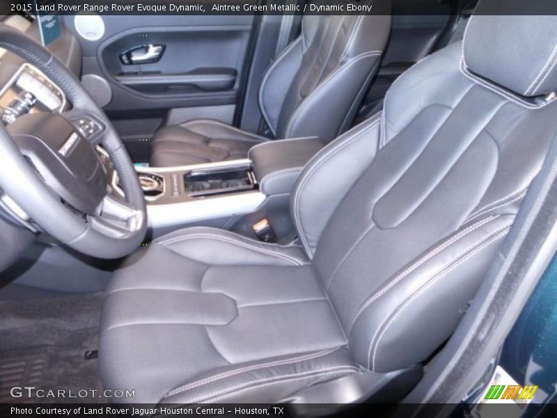 Front Seat of 2015 Range Rover Evoque Dynamic