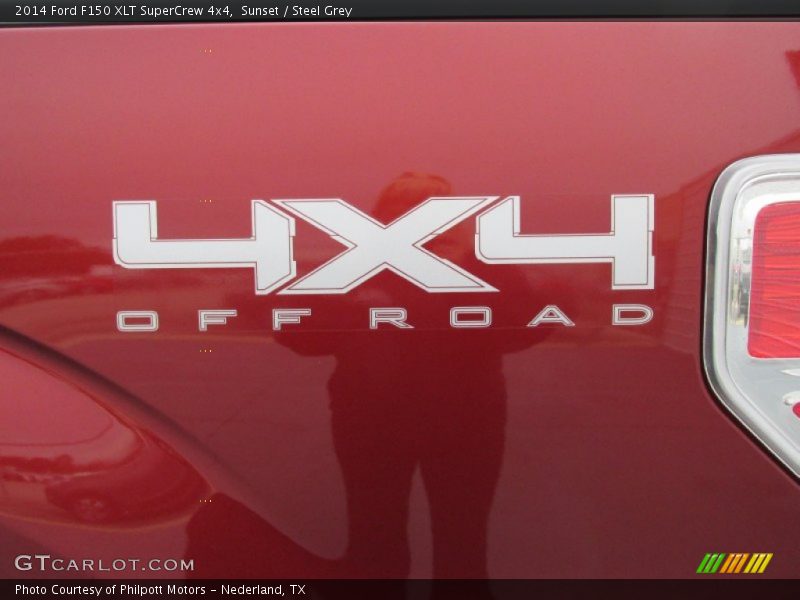 Sunset / Steel Grey 2014 Ford F150 XLT SuperCrew 4x4