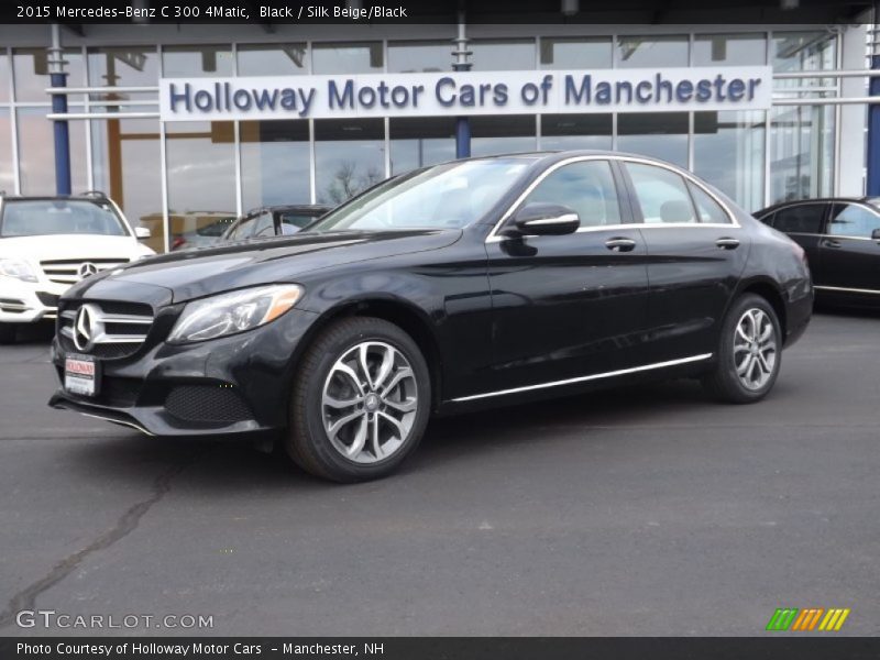 Black / Silk Beige/Black 2015 Mercedes-Benz C 300 4Matic