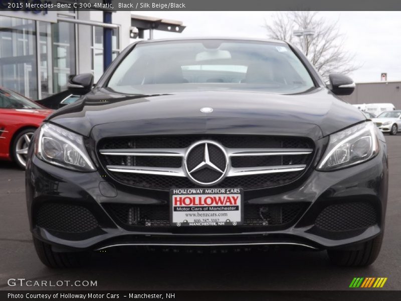 Black / Silk Beige/Black 2015 Mercedes-Benz C 300 4Matic