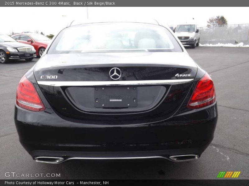 Black / Silk Beige/Black 2015 Mercedes-Benz C 300 4Matic
