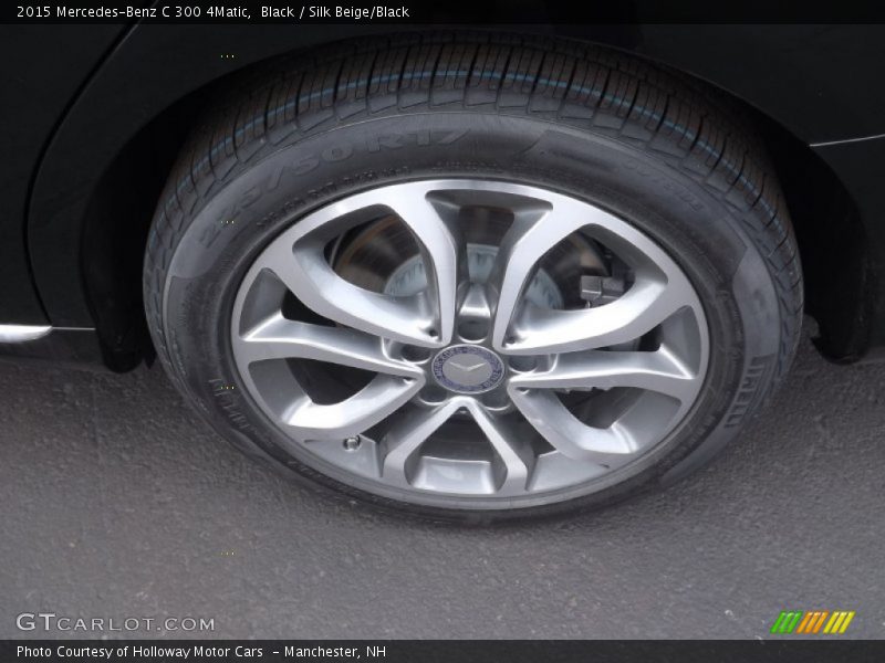 Black / Silk Beige/Black 2015 Mercedes-Benz C 300 4Matic