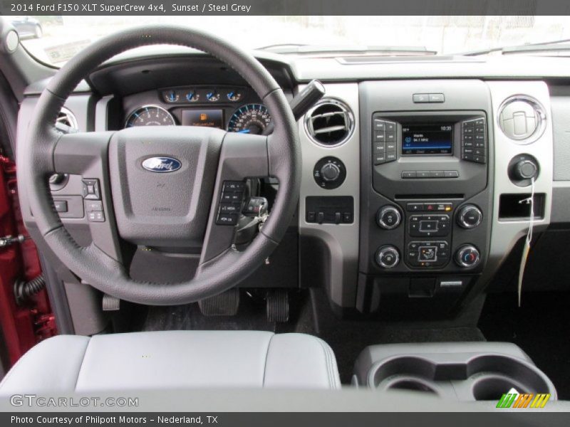 Sunset / Steel Grey 2014 Ford F150 XLT SuperCrew 4x4