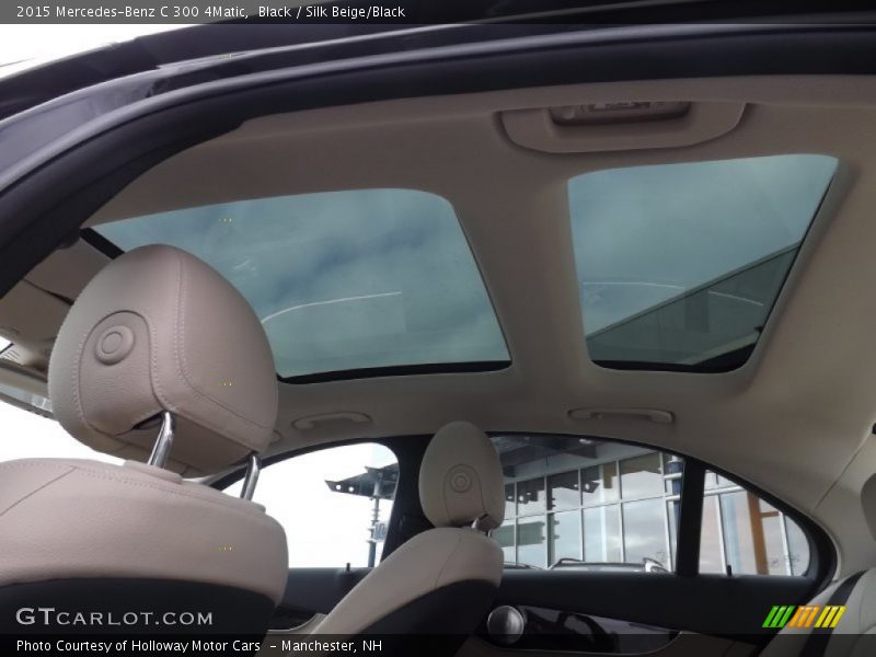 Black / Silk Beige/Black 2015 Mercedes-Benz C 300 4Matic