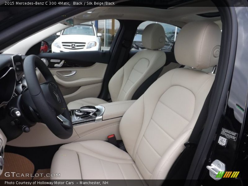 Black / Silk Beige/Black 2015 Mercedes-Benz C 300 4Matic