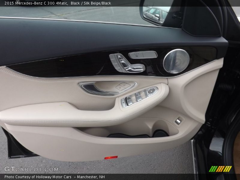 Black / Silk Beige/Black 2015 Mercedes-Benz C 300 4Matic