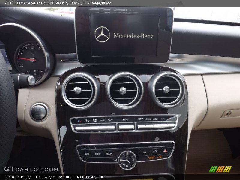 Black / Silk Beige/Black 2015 Mercedes-Benz C 300 4Matic