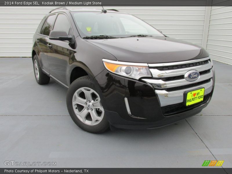 Kodiak Brown / Medium Light Stone 2014 Ford Edge SEL