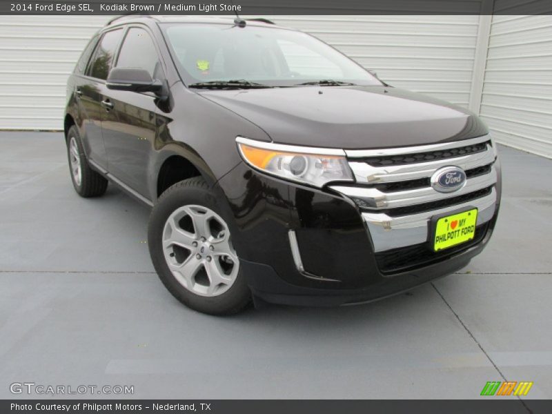 Kodiak Brown / Medium Light Stone 2014 Ford Edge SEL