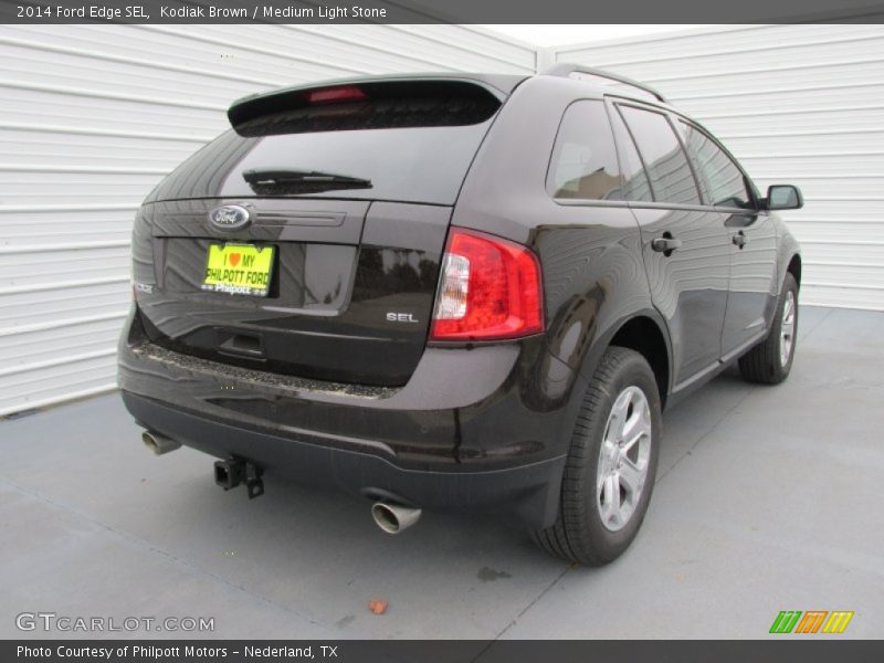 Kodiak Brown / Medium Light Stone 2014 Ford Edge SEL