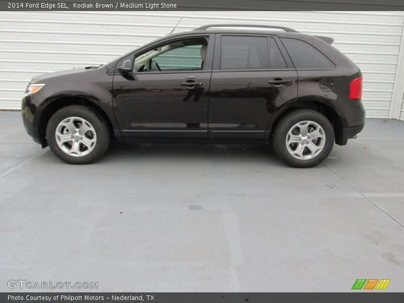 Kodiak Brown / Medium Light Stone 2014 Ford Edge SEL