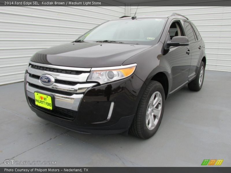 Kodiak Brown / Medium Light Stone 2014 Ford Edge SEL