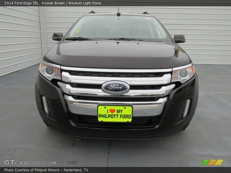 Kodiak Brown / Medium Light Stone 2014 Ford Edge SEL
