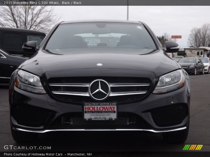 Black / Black 2015 Mercedes-Benz C 300 4Matic