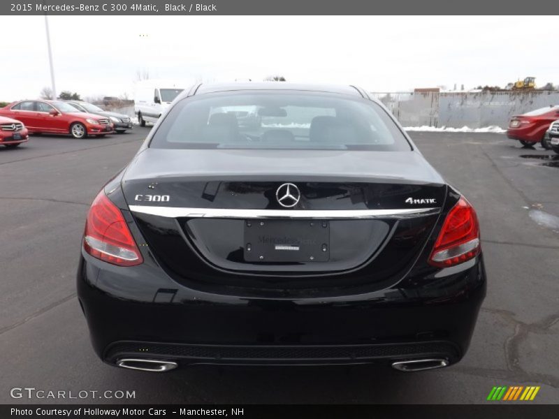 Black / Black 2015 Mercedes-Benz C 300 4Matic