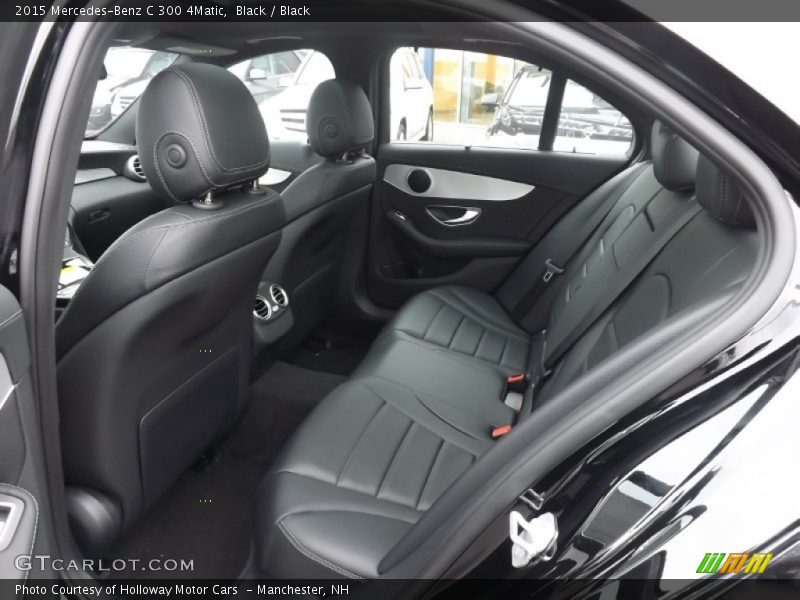 Black / Black 2015 Mercedes-Benz C 300 4Matic