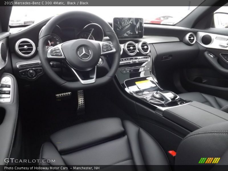 Black / Black 2015 Mercedes-Benz C 300 4Matic