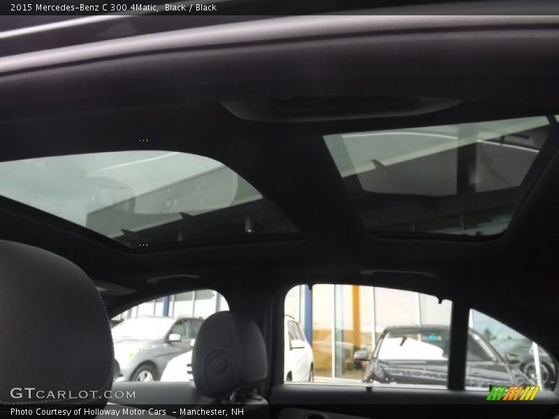 Black / Black 2015 Mercedes-Benz C 300 4Matic