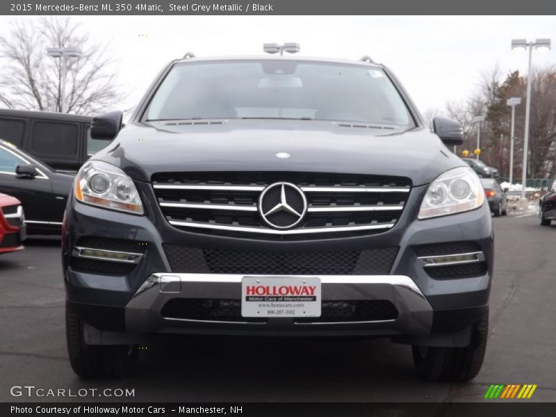 Steel Grey Metallic / Black 2015 Mercedes-Benz ML 350 4Matic