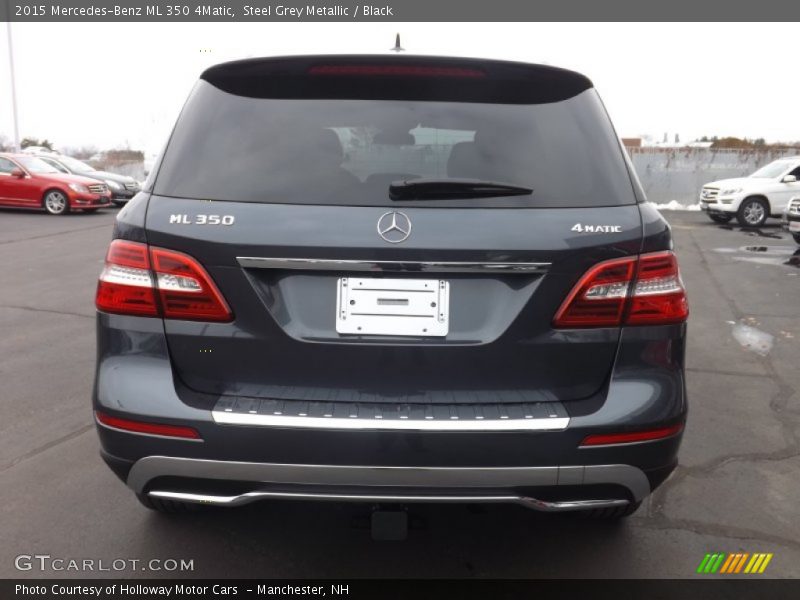 Steel Grey Metallic / Black 2015 Mercedes-Benz ML 350 4Matic