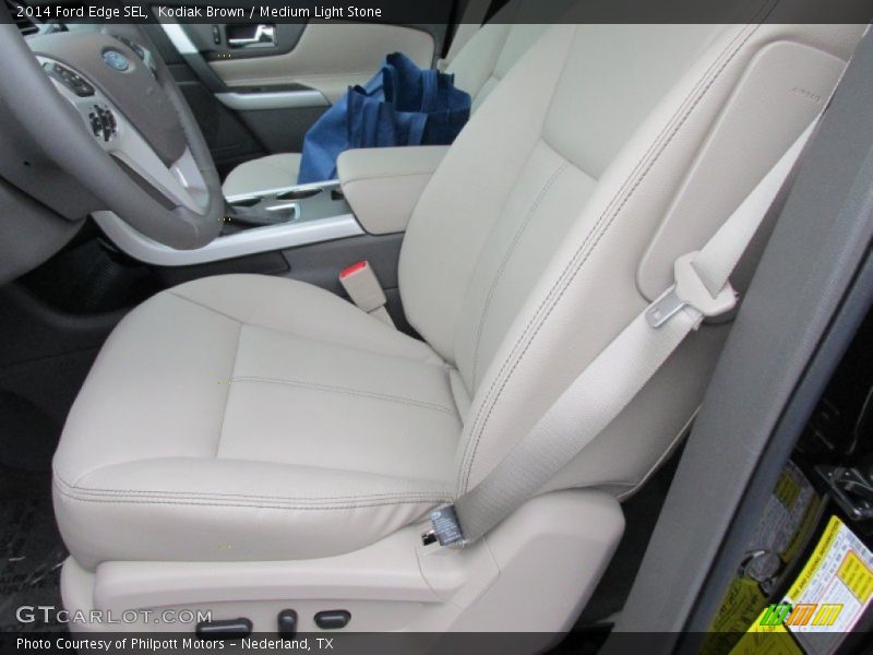 Kodiak Brown / Medium Light Stone 2014 Ford Edge SEL