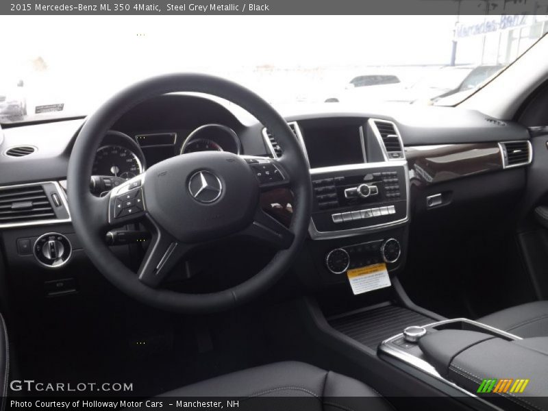 Steel Grey Metallic / Black 2015 Mercedes-Benz ML 350 4Matic