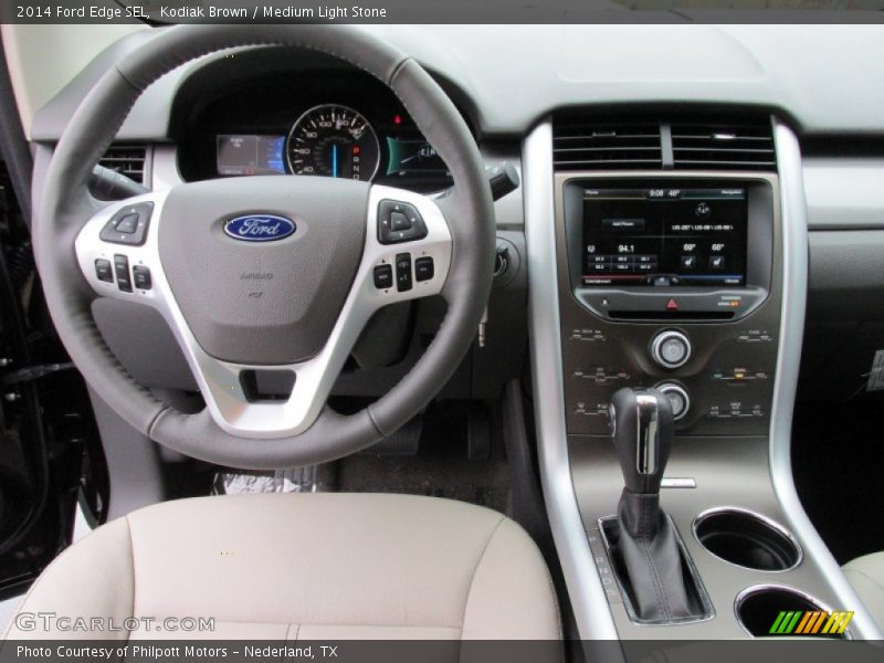 Kodiak Brown / Medium Light Stone 2014 Ford Edge SEL