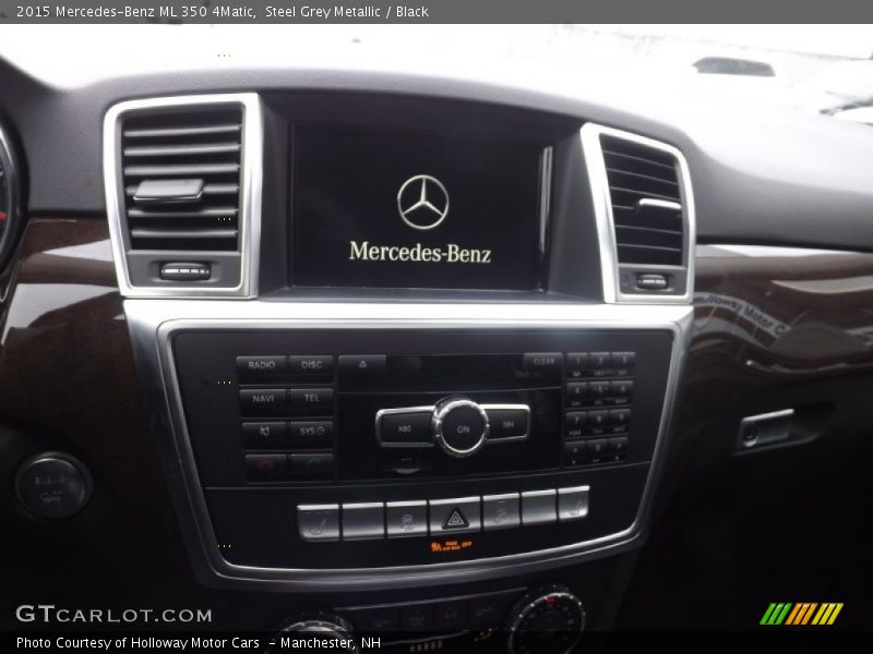Steel Grey Metallic / Black 2015 Mercedes-Benz ML 350 4Matic